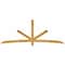 Ekena Millwork Alberta Rough Sawn Timber Gable Bracket, Western Red Cedar, 108"W x 40"H x 4"D x 4"F, 9/12 Pitch GBW108X40X0404ALB00RWR - alternate 1